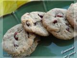 Recette Cookies au pralin et aux cranberries