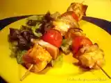 Recette Brochettes de poulet au paprika