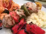Recette Brochettes de poulet mariné vin blanc, citron et ail