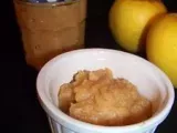 Recette Compote pommes/coings à la vanille