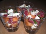 Recette Verrines toutes fraiches au melon