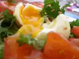 Recette Salade de tomates et d'oeufs, pas si ordinaire...