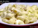 Recette Gratin de pâtes au chou-fleur et jambon