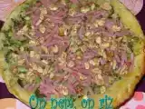 Recette Tarte tatin de brocoli au roquefort et aux noix