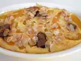 Recette Clafoutis aux abricots, amandes et praliné