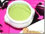 Recette Crème de petit pois au beurre d’escargot