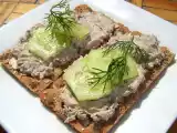 Recette Tartinade de sardine au fromage blanc sur craquelin wasa