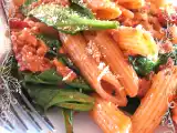 Recette Penne à la saucisse et aux tomates séchées