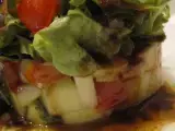 Recette Tartare de légumes sauce balsamique