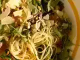 Recette Pâtes à la roquette