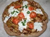 Recette Pizza libanaise (kebab)