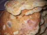 Recette Pancakes salés champignons, chèvre jambon