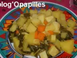 Recette Légumes d'automne, blettes, céleri-rave, carottes, pommes de terre