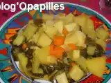 Recette Légumes d'automne, blettes, céleri-rave, carottes, pommes de terre