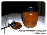 Recette Chutney de courgettes aux raisins secs