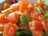 Recette Salade au saumon fumé et surimi