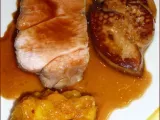 Recette Noix de veau & foie gras, chutney de mangue ...