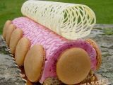 Recette Bûche framboise-spéculos