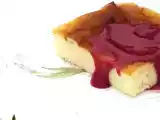 Recette Le cotton soft japanese cheesecake... et curd aux framboises...délice léger