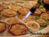 Recette Creme brulee au saumon