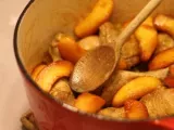 Recette Fricassée de volaille au cidre et pommes caramélisées
