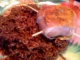 Recette Paupiettes de poulet au riz rouge de camargue