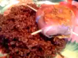 Recette Paupiettes de poulet au riz rouge de camargue