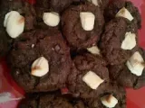 Recette Cookies tout chocolat et leur pépite de chocolat blanc