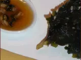Recette Bigorneaux en gelée de crevettes grises & wakamé ...