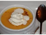 Recette Crème de butternut au safran