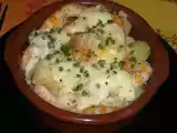 Recette Cassolettes de crevettes aux pommes de terre et au fromage