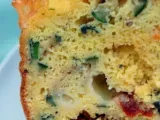 Recette Cake aux courgettes, tomates séchées, basilic & mozzarella