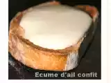 Recette Ecume d'ail confit
