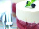 Recette Entremets aux myrtilles et au yaourt