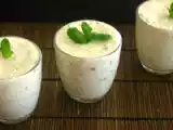 Recette Agar-tziki ou fromage mousseux au concombre et à la menthe