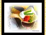Recette Fromage blanc agrémenté de raifort et d'oeuf de caille.