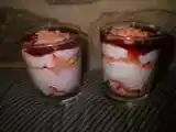 Recette Verrines roses improvisées aux éclats de macarons