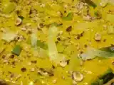 Recette Délicieuse tarte végétalienne au potimarron, pâte à la purée de noisette