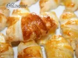 Recette Petits croissants boursin-jambon
