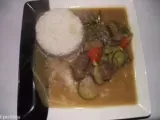 Recette Curry de boeuf aux légumes