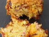 Recette Cake oignons lardons chorizo