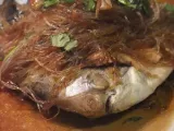 Recette Pomfret (poisson plat) vapeur à la chinoise