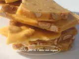 Recette Croquant aux arachides (peanut brittle)