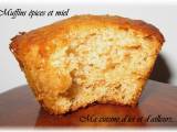 Recette Muffins épices et miel