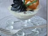 Recette Pana cotta aux morilles, gambas et chantilly à l'encre