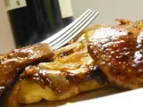 Recette Tatin d'endives fondues et escalopes de foie gras