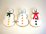 Recette Sablés décorés de noël bonhomme de neige