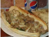 Recette Philly cheesesteak