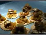 Recette Croustillant d'endives au foie gras.
