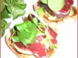 Recette Tartines au magret de canard et figues pour un entrée vite préparée